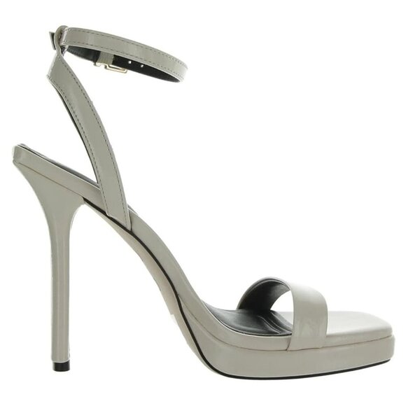NEW Jessica Simpson Adonia Platform Patent Heeled Sandal in Chalk Sz. 9.5 - Picture 2 of 3
